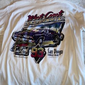 PACSUN WEST COAST OVERSIZED TEE, ONE SIZE, BARELY WORN